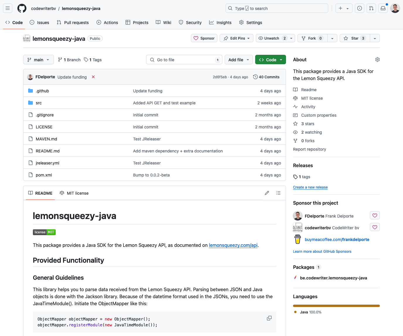 GitHub project